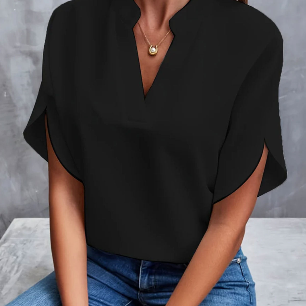 Blouse d'Été en Mousseline