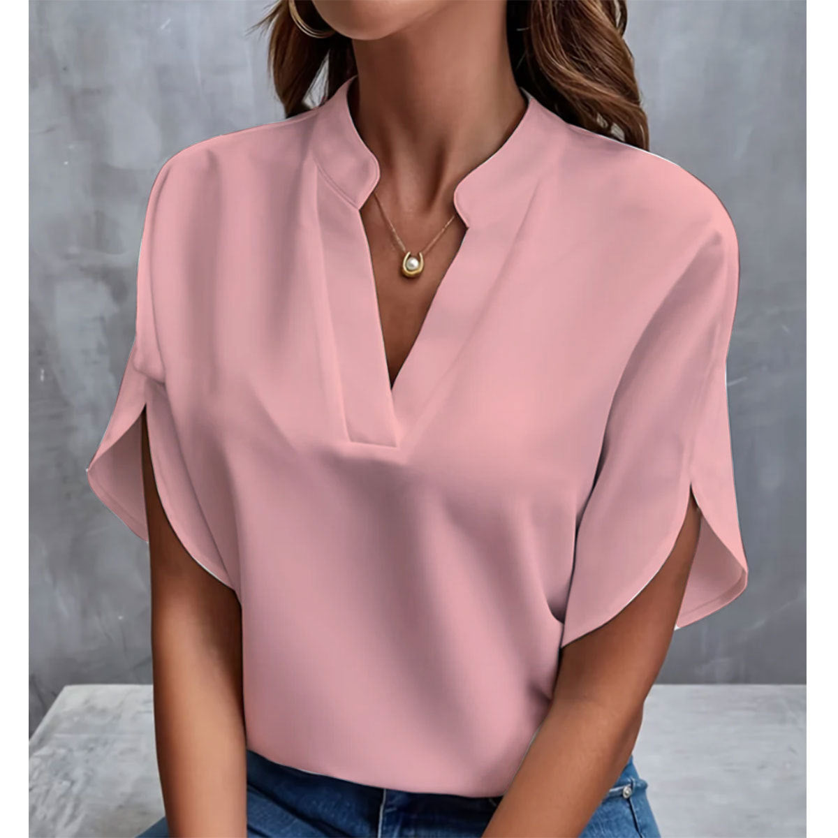 Blouse d'Été en Mousseline